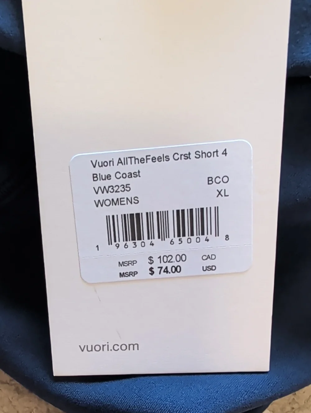 Vuori AllTheFeels Corset Short 4
